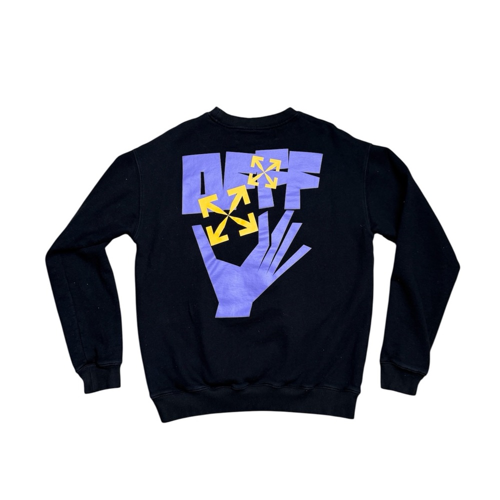 Off-White Black Sweater - Flèches Mains 2021